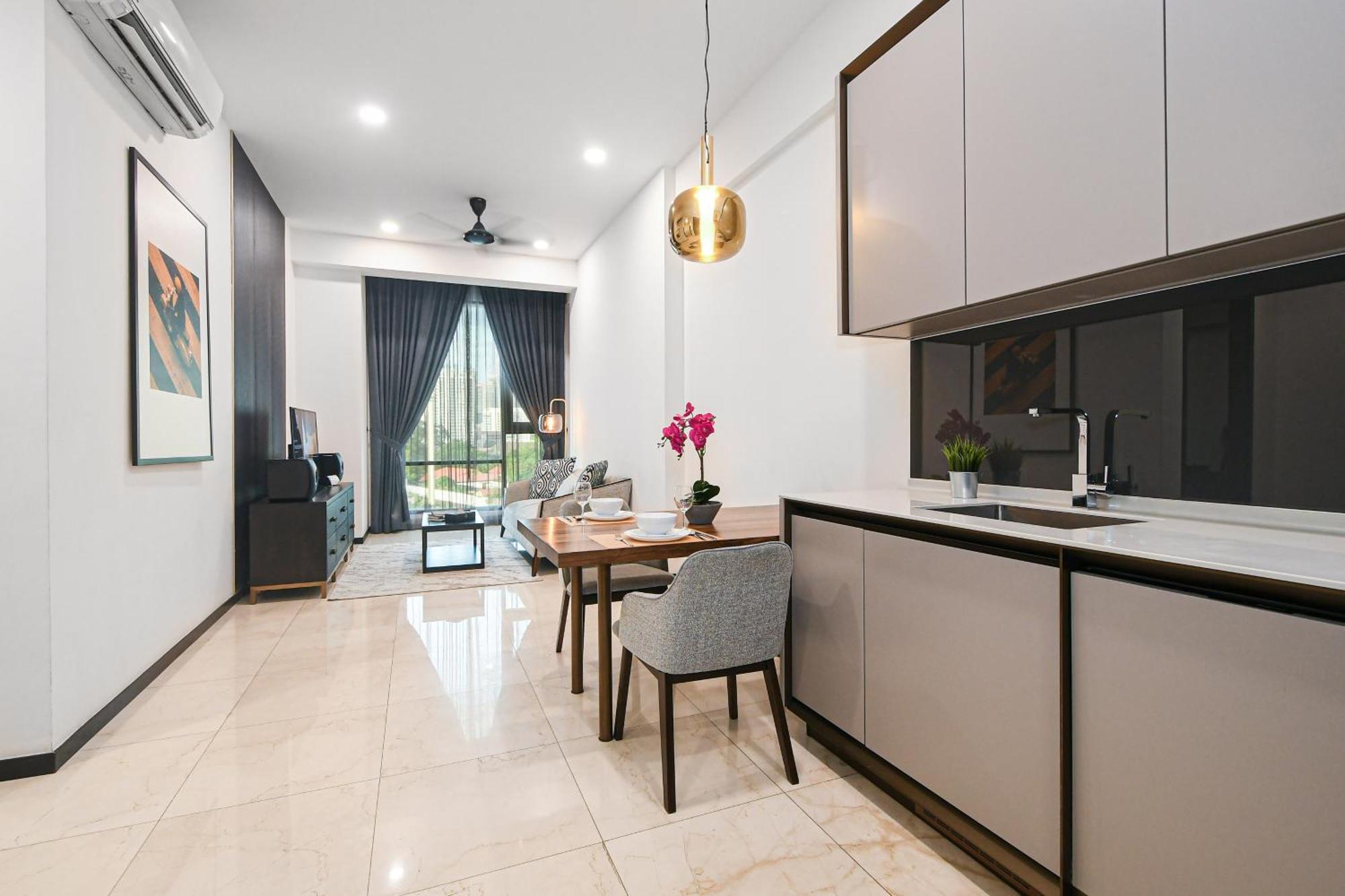 קואלה לומפור Opus Residences By Opus Hospitality חדר תמונה